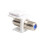 10PCS Coax  Jack Insert,F-Type RG6 Cable Extender Female to Female for Wall Plate and Patch Panel 3