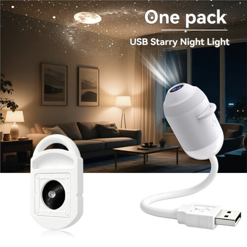 USB HD  Star Projection Lamp Night LED Atmosphere Light Plug &  Star Projector LED Nightlight Lamp 1