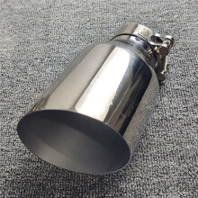 Universal Exhaust Pipe 304 Stainless Steel Single Bevel Car Modification Single Tail Throat Muffler 60mm-89mm