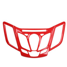 Car Center Control Panel Trim Cover Sticker for Fiesta 2009-2014 Auto Interior Accessories Glossy Red B