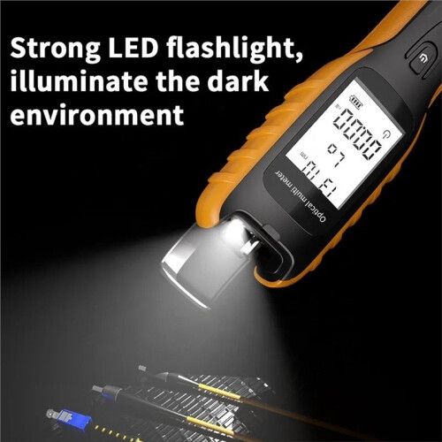 Fiber Optical Power Meter -70+10dBm Rechargeable 5G Optical Power Test Tool for Accurate Measurement and Performance,1PC 2