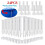24Pcs Replacement Plastic Pool Joint Pins with Rubber Seal for  Round Lock Set Connect Nail Insertion 4