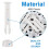 24Pcs Replacement Plastic Pool Joint Pins with Rubber Seal for  Round Lock Set Connect Nail Insertion 5