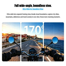 5K UHD  Action Camera 30FPS Outdoor Sports 170 Wide Angle Action Waterproof Wifi Camcorder LED Bike Body Cam 50M