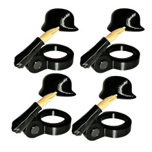 4pcs Helmeting Beer Bottle Caps Soldiers Salute Beer Bottle Few Soldiers Saluting Beer Bottle Helmeting