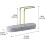 Coffee Filter Holder,Cone Coffee Filter Holder & Coffee Powder Cleaning Brush Set,Marble Base Coffee Filter Storage A 6