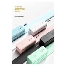 Portable Plastic Bag Heat Sealer Rechargeable Handheld Food Packaging Sealing Machine Thermal Bags Sealer C