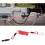 Trailer Brake Away Cable, 4ft High Rebound Spring Breakaway Coiled Cable Strap Trailer Emergency Brake Wire 4