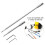 150/300mm Hex Shank Extension Rod, Alloy Steel Quick Release Drill Bit Extender 4