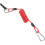 Trailer Brake Away Cable, 4ft High Rebound Spring Breakaway Coiled Cable Strap Trailer Emergency Brake Wire 3