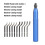 R3000 Deburring Tool Deburring System Handle Hand Deburring Tool Kit with Various Replacement Blades for Metal PVC C 9