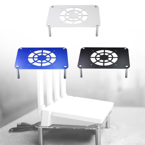 Routers Cooling Base Multipurpose Heat Dissipation Rack Set-Top Box Bracket Routers Cooling Rack Black 1