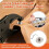 100 Sets Snap Fastener Tool, Canvas Snap Fastener Kit, Snap Button Kit with Tools for Snap Fastener Fabrics Repair 8