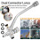 Foam Double Tip Attachment - Portable Two-Way Shuttle Valve 1/4" Quick Connect Pressure Washer for Efficient Cleaning 2