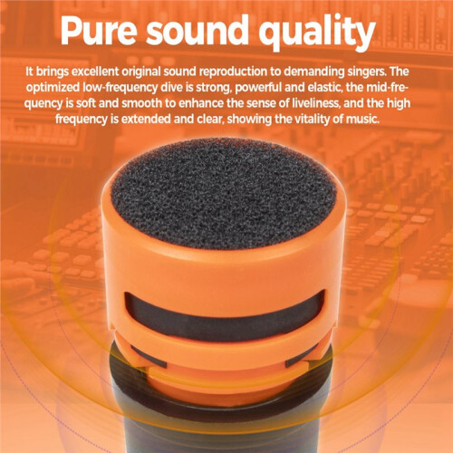 Nucleo del Microfono di Ricambio Capsula Microfono Dinamico Universale Testa Microfono per Microfono Wireless/Wired 1