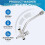 Foam Double Tip Attachment - Portable Two-Way Shuttle Valve 1/4" Quick Connect Pressure Washer for Efficient Cleaning 3