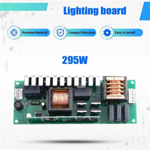 295W Ighting Board Arc Discharge Lamp Power Supply, High Brightness Stable Output Stage Lighting Replacement Accessory 1