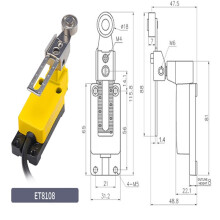 Waterproof Travel ET8108-CF,Limit for Livestock Farm Manure Scraper, Limiter, Garage Positioning