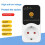 16A Voltage Protector Socket with Digital Display and Countdown Timer Multifunctional High/Low Voltage Protector EU Plug 5