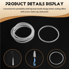 6 Packs Gaskets Compatible with for , Single Serve Blender Blade Compatible with for BL771, BL771C, BL772, BL772Q