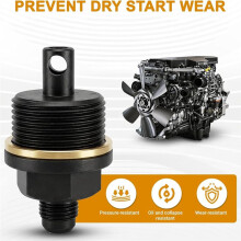 6492-10 Ölansaugadapter-Kit für Detroit DD13- und DD15-Motoren, M33x2,0-Gewinde, 27-mm-Sechskant, mit Schlauchstaubschutzkappe