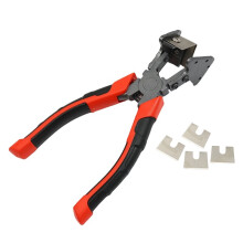 45-Degree V-Shaped Rubber Strip Pliers Scissors & 90 Right-Angle Cutter with 4 Blades for Sealing Trim
