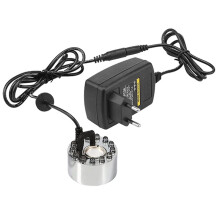 Fogger Water Fountain Pond Fog Machine for Halloween Christmas Easter Party Festival Decoration EU Plug LED Lights