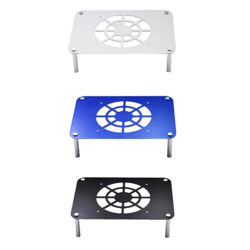 Routers Cooling Base Multipurpose Heat Dissipation Rack Set-Top Box Bracket Routers Cooling Rack Silver
