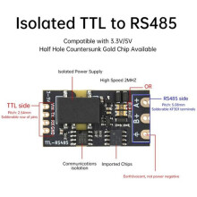 Module de Carte de Niveau TTL à RS485 Isolé de 5 Pièces, Communication Automatique Inversée à 2 Mbps en Demi-Duplex