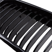Zwarte Auto Voorste Motorkap Nierrooster Grill Enkele Lamellen voor 7 Serie E38 1995-2003 51138125811, 51138125812