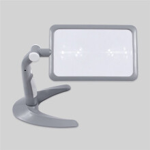 1 Stuk 2,5X Vergrootglas met 48 LED'S 3 Lichtmodi Handsfree Houder voor Ouderen Lezen