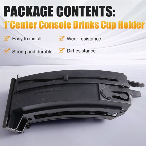 For  X3 E83 2003-2011 Right-Hand Drive Center Console Drinks Cup Holder 51163418359 1
