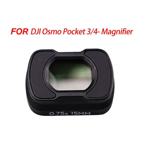 Para  para Osmo POCKET 3/4 Lente Gran Angular Mejorada 0.75X 15MM Lente Gran Angular Multifuncional y Práctica 1