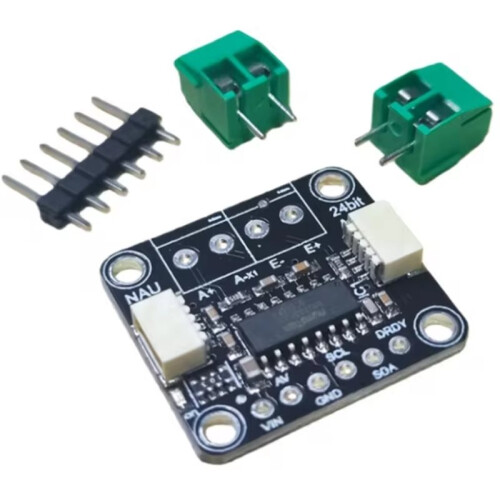 1PCS NAU7802 24-Bit ADC Module Compatible for STEMMA QT/Qwiic for Precision Data Conversion and Pressure Measurement 1