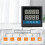 YH72 AC220V Multifunction Dual Digital Display Timer Relay, Programmable Industrial Counter Hour Meter Totalizer 3
