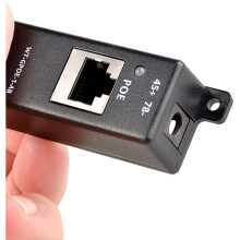 Single Port 1000mbps PoE Injector 12-56V 4 Pairs 90W High Power, Support Passive POE for PTZ Cameras Access Points