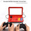 Console de Videogame 10 Polegadas Tela  Joystick Destacável Saída HD  Arcade Jogadores de Jogos Retro 4
