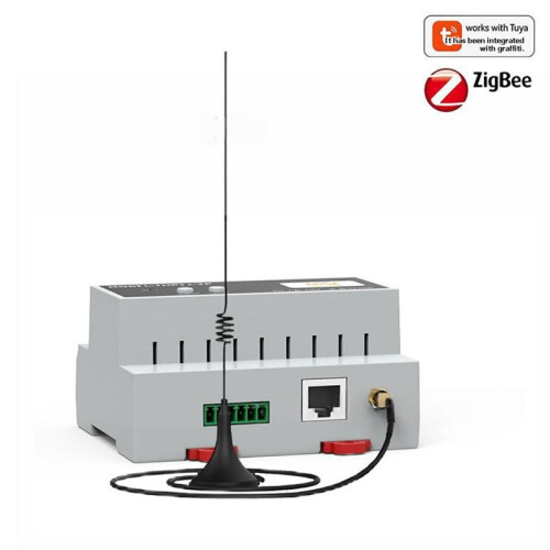 Tuya  PLC Gateway Zigbee Wired Multi-Mode Gateway Rail-Mounted Central Control Whole-House  Home Host 1