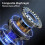 5.4 Wireless Headphones Rotatable Sport Earhook Handsfree Digital Display Single Ear Headset 5