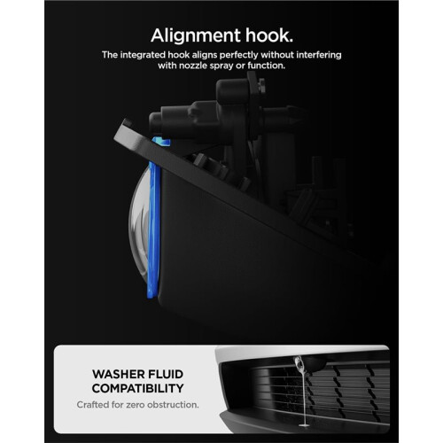 Front Camera Protector [Front Bumper Lens Guard] for  Model Y with Precision Alignment Clears Fog Fast 2