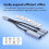Type C Naar Dual Type C/USB Multi-Functionele Adapterkabel Snelladen Audio-Overdracht -Kaartondersteuning voor Elektronica 4