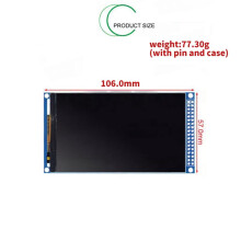 3.97" TFT LCD Display Screen Module 480x800 Resolution ST7701 Driver RGB Color Panel with Pins