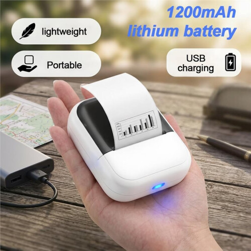 Sticker Printer, Portable Thermal Label Printer for Small Pattern Sticker Note Printing 1