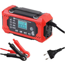 90W 12V Motorboot-Batterieladegeräte für Blei-Säure-Batterien mit Pulsreparaturfunktion, Autobatterieladegerät EU-Stecker