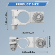 Battery Terminal Clamp Positive & Negative Pole Auto Car Screw Connector for 90982-05054 90982-06059