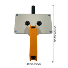 2pcs Wire Puller Efficient Cable Puller for 5-8mm Wire Hand-Held Wire Pulling Tool for Narrow Space Wall Pipeline