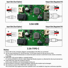 Step Down Power Converter Module 9-150V to 5V 1.5A/3.5A Buck Voltage Regulator Voltage Stabilization Module 1.5A