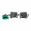 Kit Servo 180 Degrés Compatible avec les Briques SG90 Servo 180 Kit pour Support 3