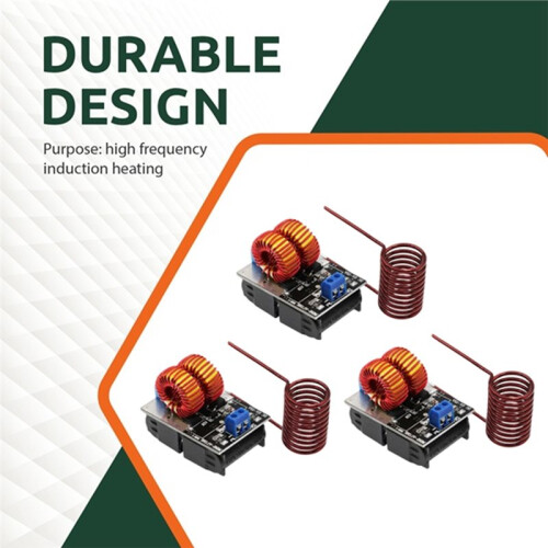 3Pcs 5-12V ZVS Low Voltage Induction Heating Power Supply Module Induction Heating Board for Induction Heating 1