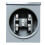 2Piece Round Meter Socket Terminal with Stainless Spring Clip for US ANSI Meter Socket Copper 2
